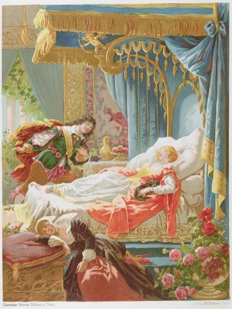 Frederic Theodore Lix - La bella addormentata e il principe azzurro